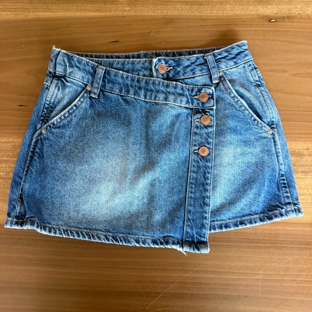 Free People Wynne Denim Skirt